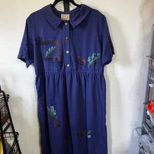 Blue Cactus Purple Dress